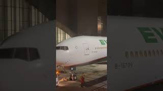 American🇺🇸Los Angeles 空港✈️ 12:00. EVA. Airline. Boeing 777-300