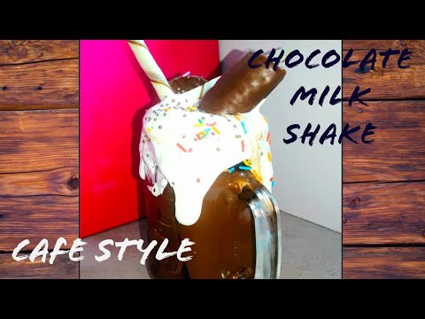 Easy Chocolate Milk Shake Recipe | How To Make Refreshing Summer Drink | Cafe Style Milk Shake