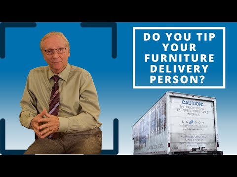 YouTube video about: How much to tip white glove furniture delivery?