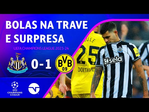 Gols e lances de Borussia Dortmund x Newcastle United