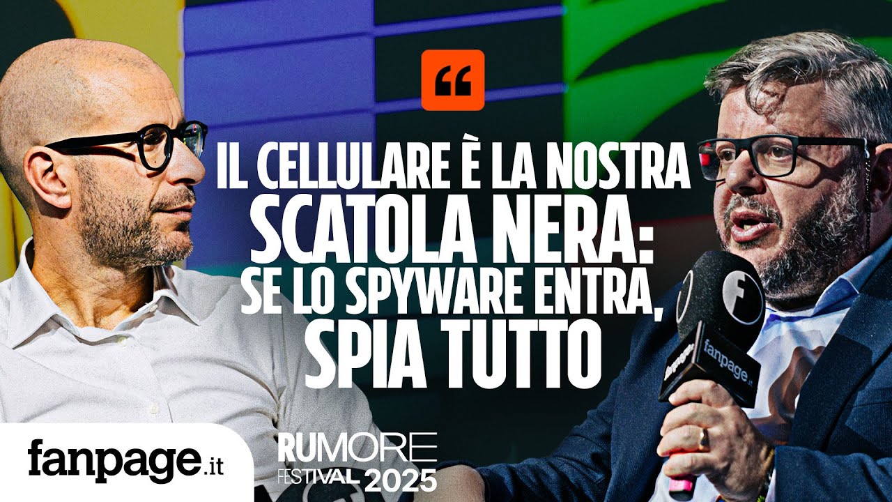 "Quando lo spyware entra, spia tutto": il caso Paragon al Festival Rumore di Fanpage.it