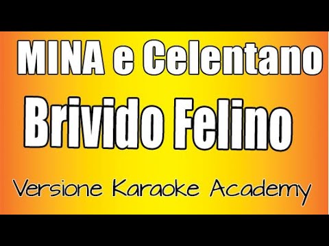 Mina   Adriano Celentano - Brivido Felino (Versione Karaoke Academy Italia)