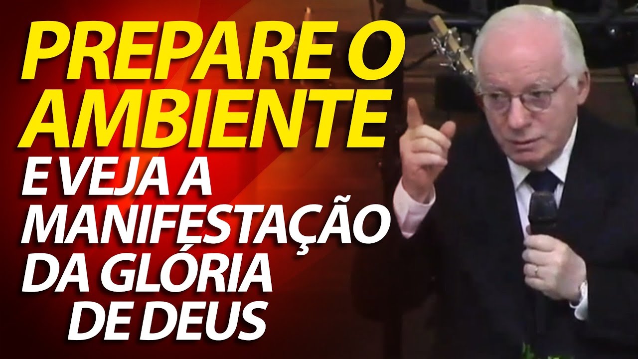 Prepare o ambiente e veja a manifestação da glória de Deus | Pastor Paulo Seabra