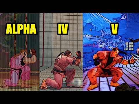 DAN ALPHA vs SFIV vs SFV Development Footage Comparison