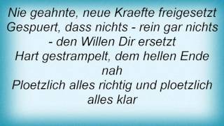 19521 Pur - Geweint Vor Glueck Lyrics