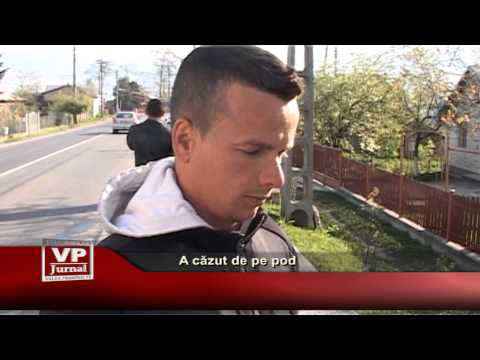 A căzut de pe pod