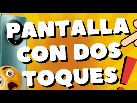 como activar la pantalla con dos toques HONOR Magic 6 Lite Magic 5 pro