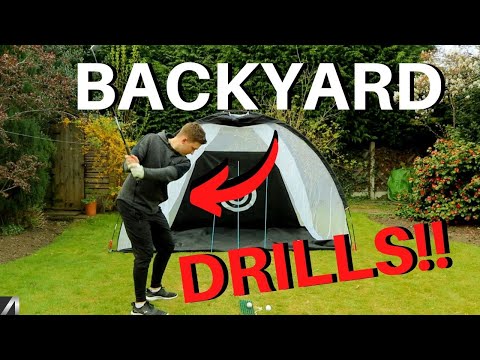 BACKYARD GOLF DRILLS..Without $20,000 Launch monitor