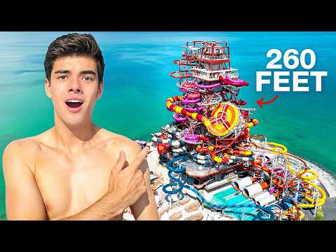 Riding the World's TALLEST Water Slide!