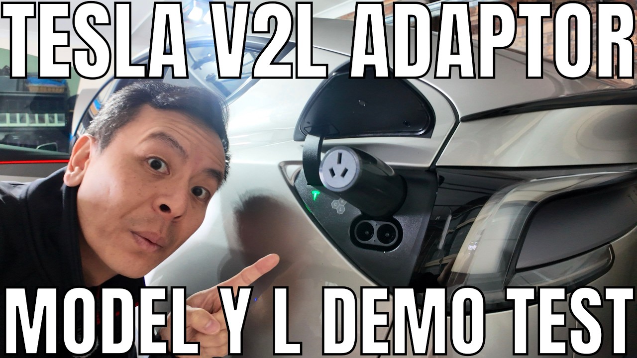 Tesla Outlet Adapter V2L Powershare Review for Model Y L in Australia
