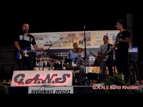 G.A.N.S Band Rhodes LIVE - Wonderful tonight @ emBEERies Paradeisi (beer festival 2013)