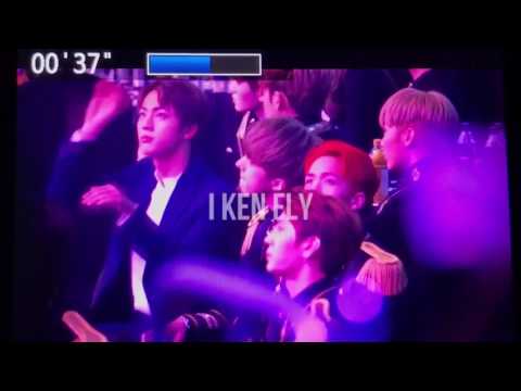 170119 SEOUL MUSIC AWARDS - BTS JIN AND VIXX KEN DANCING TO TWICE'S TT