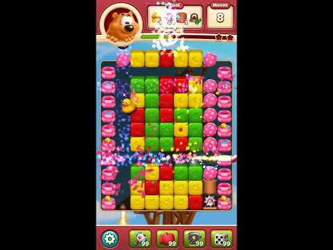 Toon Blast Level 8447 - NO BOOSTERS 🐻🐺🐱 | SKILLGAMING ✔️