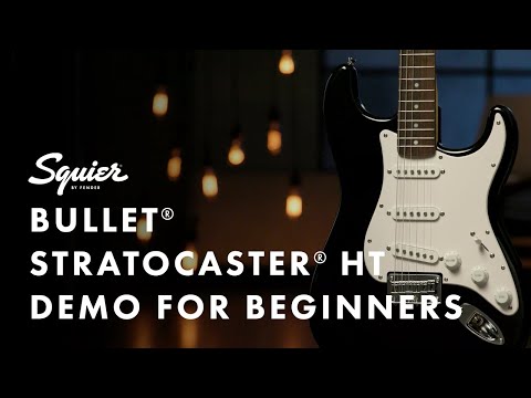 Squier Bullet Stratocaster Hardtail Electric Guitar 2001 Red image 10