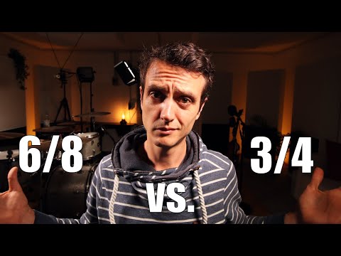 6/8 vs. 3/4 - Daily Drum Lesson