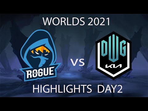 RGE vs ⁠DK Highlights | Worlds 2021 | DAY 2 | Rogue vs DWG KIA