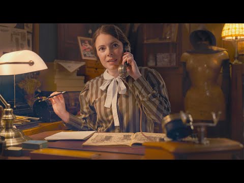 Catalogue Shopping, 1934 | ASMR Ordering by Phone (page turning, writing, rain & thunder)