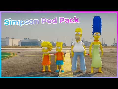 GTA V Mod Install: The Simpsons Pack