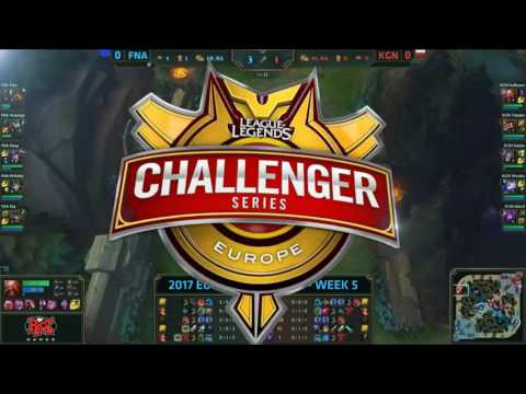 League Of Legends — Fnatic Academy vs Kinguin  EU CS 2017 Spring Game 1