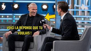 Zinédine Zidane détruit un présentateur TV libéral en direct – Et laisse tout le monde choqué !