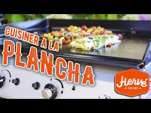 Recette à la PLANCHA : Ratatouille et poisson aux herbes