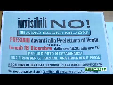 2019-12-13 PRATO - PENSIONATI, PRESIDIO SINDACATI SOTTO LA PREFETTURA