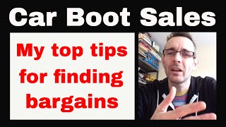Tips on getting the most from Car Boot Sales/Bootsaleing/Carboot in the UK as an eBay reseller