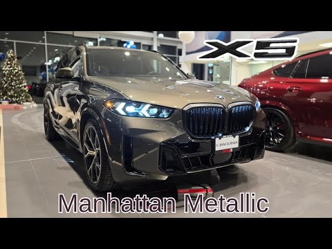 NEW ARRIVAL! 2026 BMW X5 xDrive40i Manhattan Metallic on Black #bmw #x5 #g05 