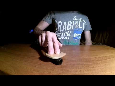 Finger balance board - "Double Flip Throw"