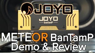 Video thumbnail for JOYO Audio BanTamP MeteOR Mini Tube Amp Head Demo & Review by SeanPierceJohnson by Sean Pierce Johnson