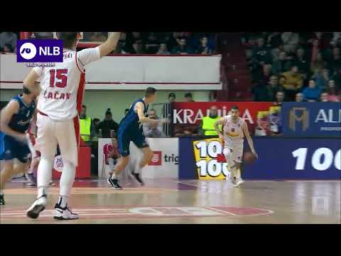 Dunk by Marko Pecarski (Borac – SC Derby, 14.2.2022)
