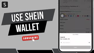 How To Use SHEIN Wallet Money
