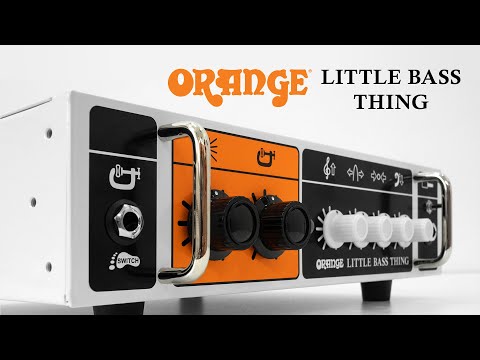 Orange Amps Little Bass Thing Bass Guitar Amp Head, 500 Watts, White image 5