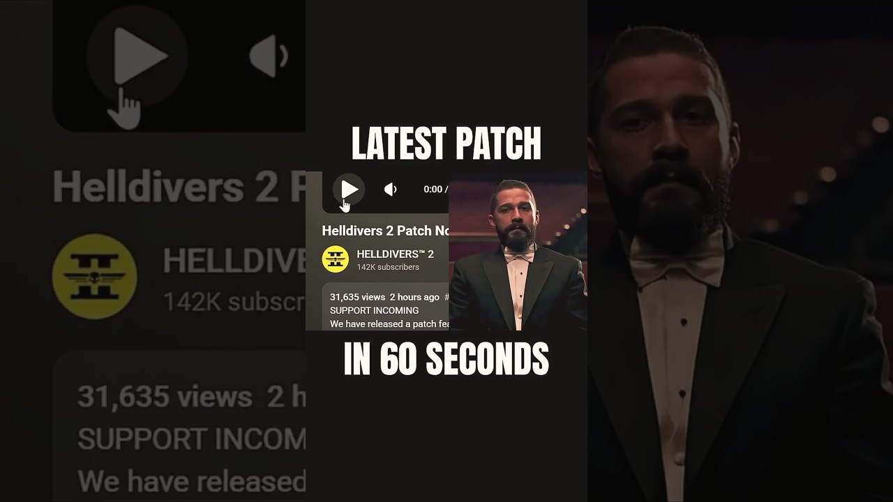 My Reaction To Latest Patch #helldivers2 #shorts