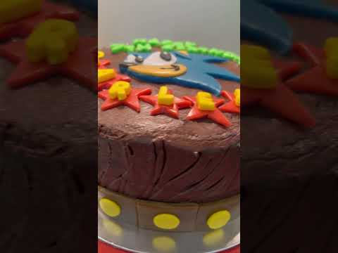 Sonic hedgehog cake / design cakes idea. By #simplemomcooking&baking