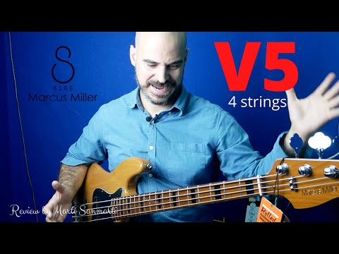 Sire Marcus Miller V5 4 cuerdas. Awesome 70s jazz bass!