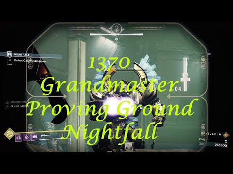 1370 Grandmaster Proving Ground Nightfall | Season of the Lost