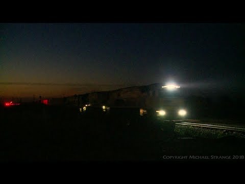5PM5 Freight Train At Night - PoathTV Australian Railways
