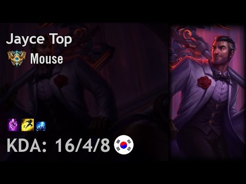 Jayce Top vs Maokai - Mouse - KR Challenger Patch 6.24