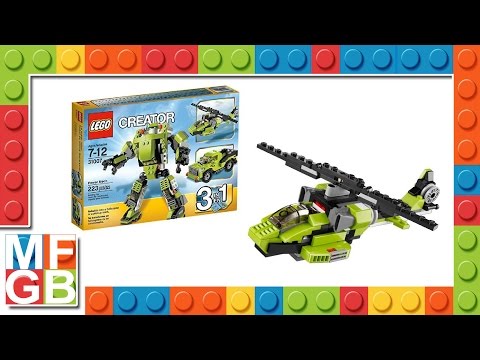 Vidéo LEGO Creator 31007 : Le super robot