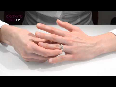 N3479 - 18K White Gold Channel Set Ring Set With 0.50ct Of H/si Diamonds