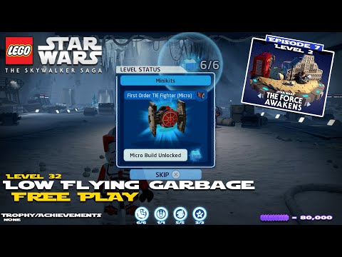 Lego Star Wars The Skywalker Saga: Lvl 32 Low Flying Garbage FREE PLAY - HTG