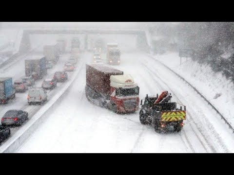 How snow and freezing conditions have hit Wales, Scotland and England | ITV News
