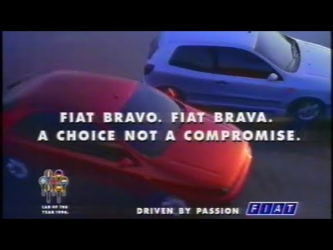Fiat Bravo & Brava car advert - Broadcast 15th May 1996 ITV (UK)