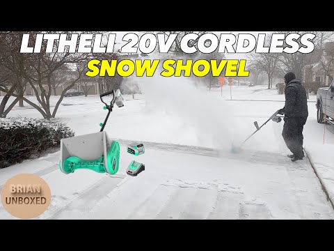 Litheli 20V Cordless Snow Shovel - Full Review