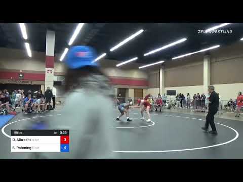 119 Lbs Quarterfinal - Devlynn Albrecht, Team Nazar Training Center Vs Samiyah Rahming, Team Penns