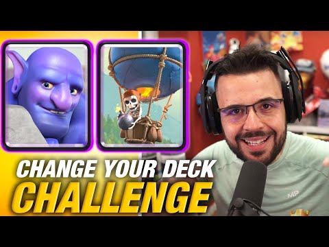 Piovono MONGOLFIERE - Change Your Deck Challenge - CLASH ROYALE