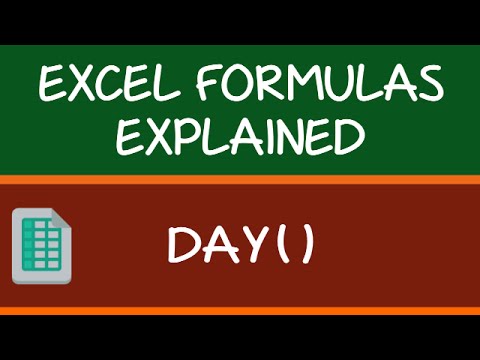DAY Formula in Excel