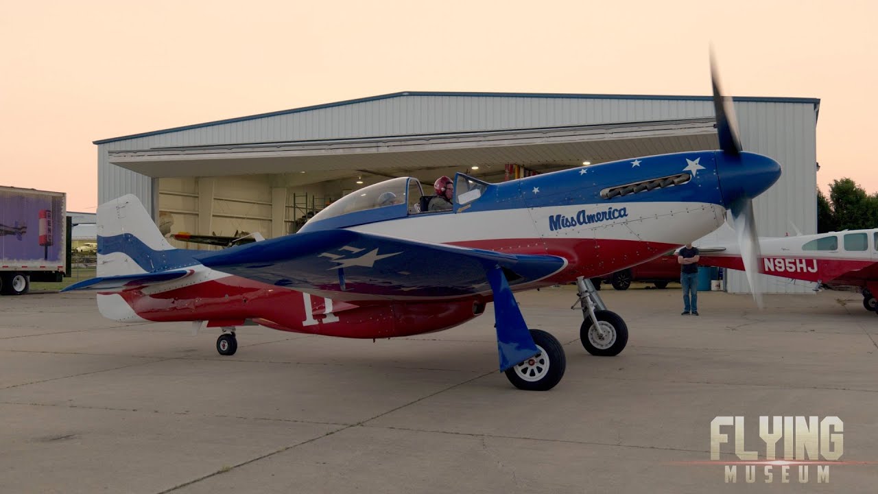 The P 51 Miss America began its journey, heading to the 2023 Reno Air Races