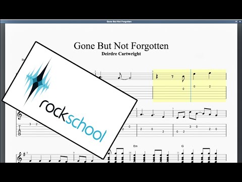 Gone But Not Forgotten (2006) Rockschool Grade 1 Guitar